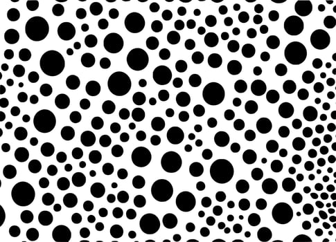 abstract colorful halftone dots generative art background illustration vector