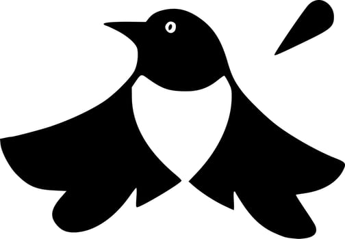 pigeon. web icon simple illustration vector