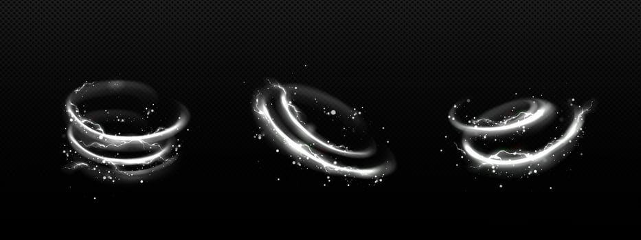 Realistic set of abstract energy spin effect vector
