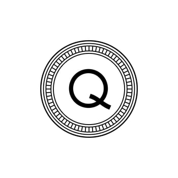 Guatemala Currency Symbol, Guatemalan Quetzal Icon, GTQ Sign. Vector Illustration