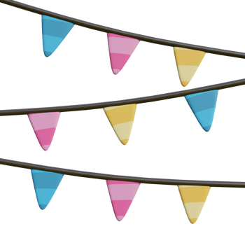 New Year Garlands png
