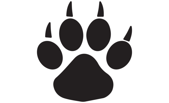dog paw icon png, illustration of an dog paw icon in dark color and transparent background png
