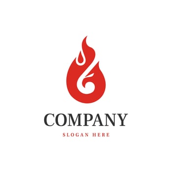letter g phoenix bird fire logo vector