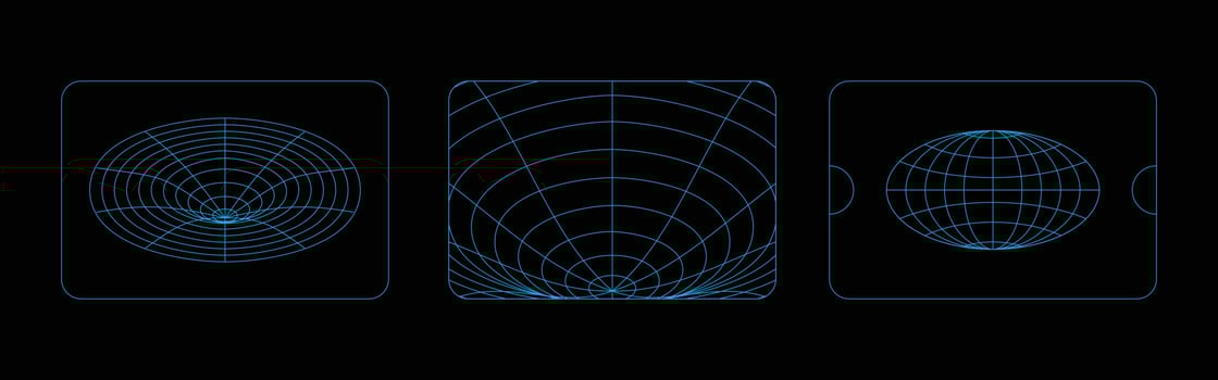 gravitation symbol in retro futuristic design element vector