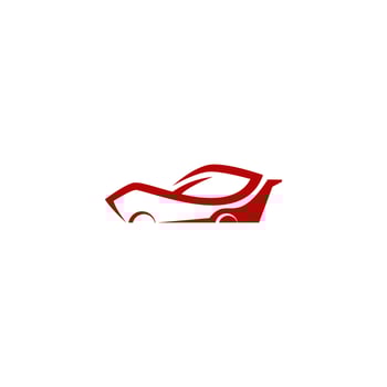 car line abstract logo design vector