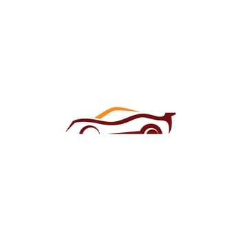 car line abstract logo design vector