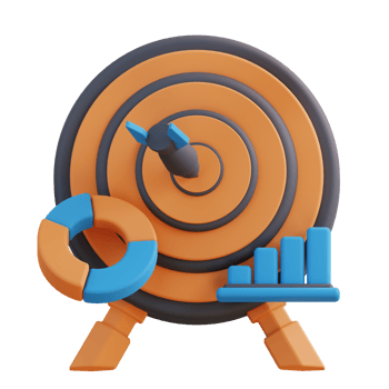 3D illustration of management target png
