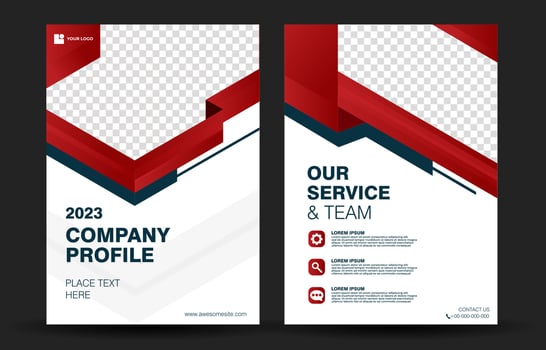 Company Profile Template vector