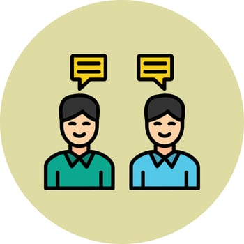 Dialogue Vector Icon