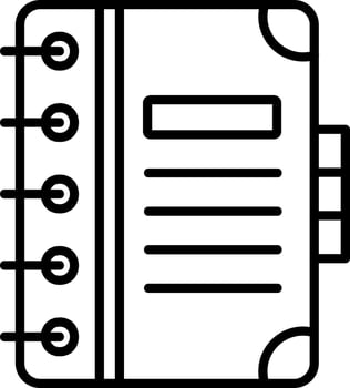 Note Book Vector Icon