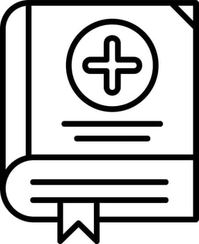Medicine Book Vector Icon