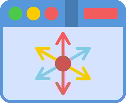 Dimension Vector Icon