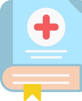 Medicine Book Vector Icon