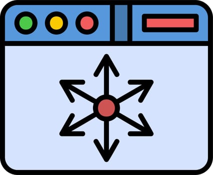 Dimension Vector Icon