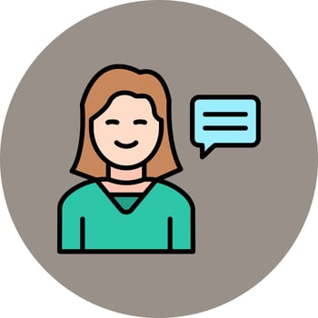 Talk Vector Icon