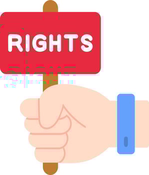 Rights Vector Icon