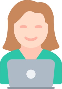 Working Woman Vector Icon
