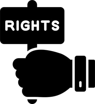 Rights Vector Icon