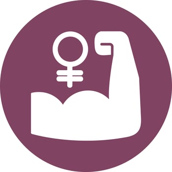 Womens Power Vector Icon