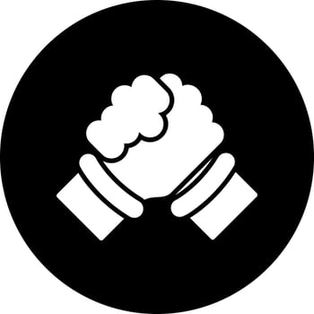 Cooperation Vector Icon