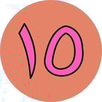 Arabic Number Fifteen Vector Icon