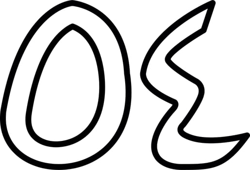 Arabic Number Fifty Four Vector Icon