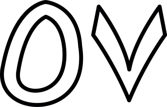 Arabic Number Fifty Seven Vector Icon