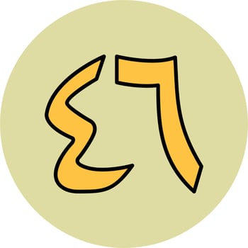 Arabic Number Forty Six Vector Icon