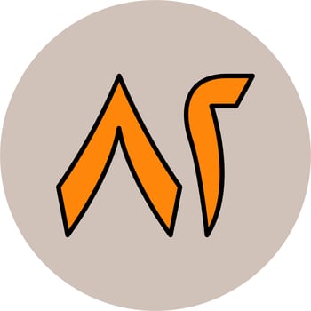 Arabic Number Eighty Two Vector Icon