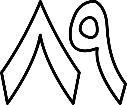 Arabic Number Eighty Nine Vector Icon