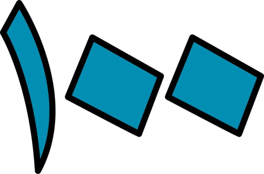 Arabic Number Hundred Vector Icon