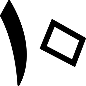 Arabic Number Ten Vector Icon