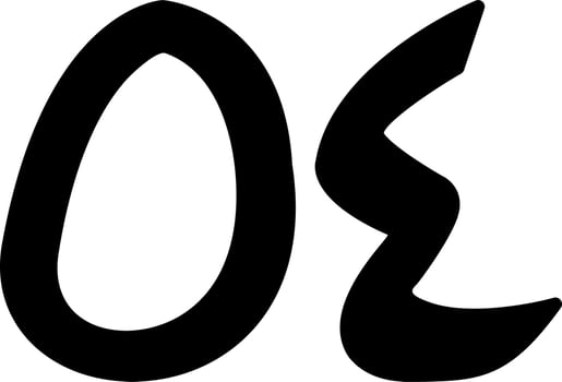 Arabic Number Fifty Four Vector Icon