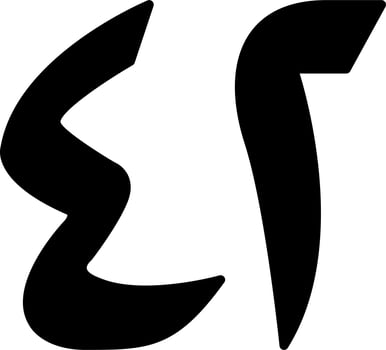 Arabic Number Forty Two Vector Icon