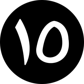 Arabic Number Fifteen Vector Icon