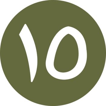 Arabic Number Fifteen Vector Icon