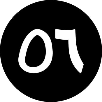 Arabic Number Fifty Six Vector Icon