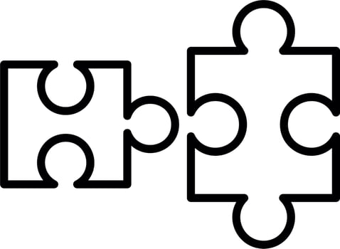 Puzzle Vector Icon