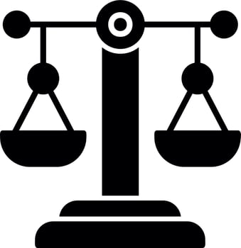 Justice Scale Vector Icon