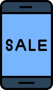 Online Sale Vector Icon