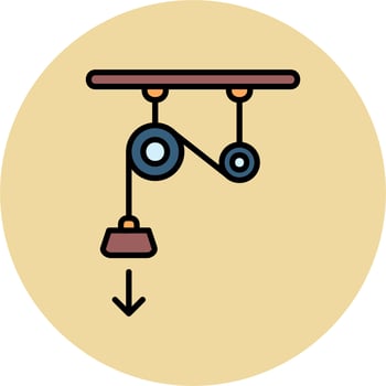 Pulley Vector Icon