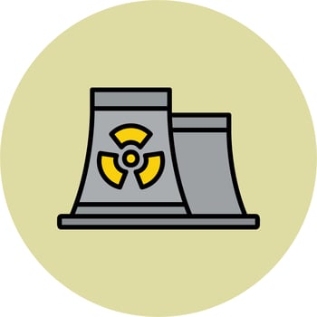 Nuclear Vector Icon