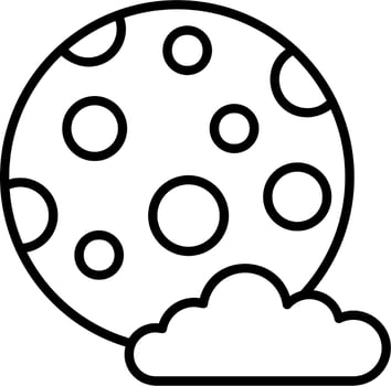 Full Moon Vector Icon