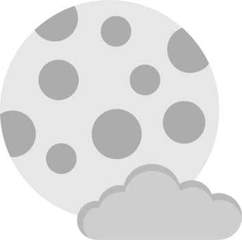 Full Moon Vector Icon