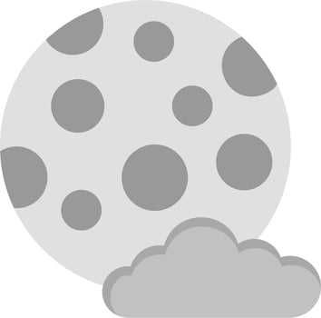 Full Moon Vector Icon