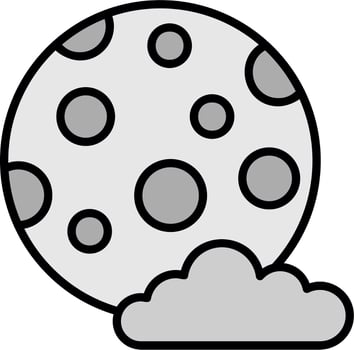 Full Moon Vector Icon