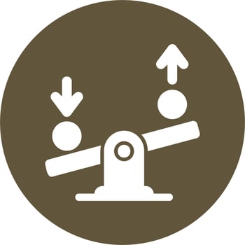 Seesaw Vector Icon