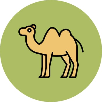 Camel Vector Icon