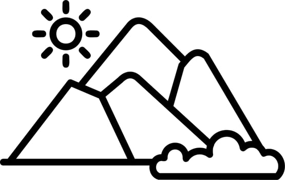 Mountain Vector Icon