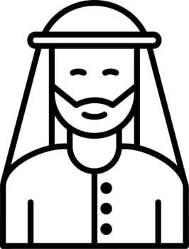 Arab Man Vector Icon